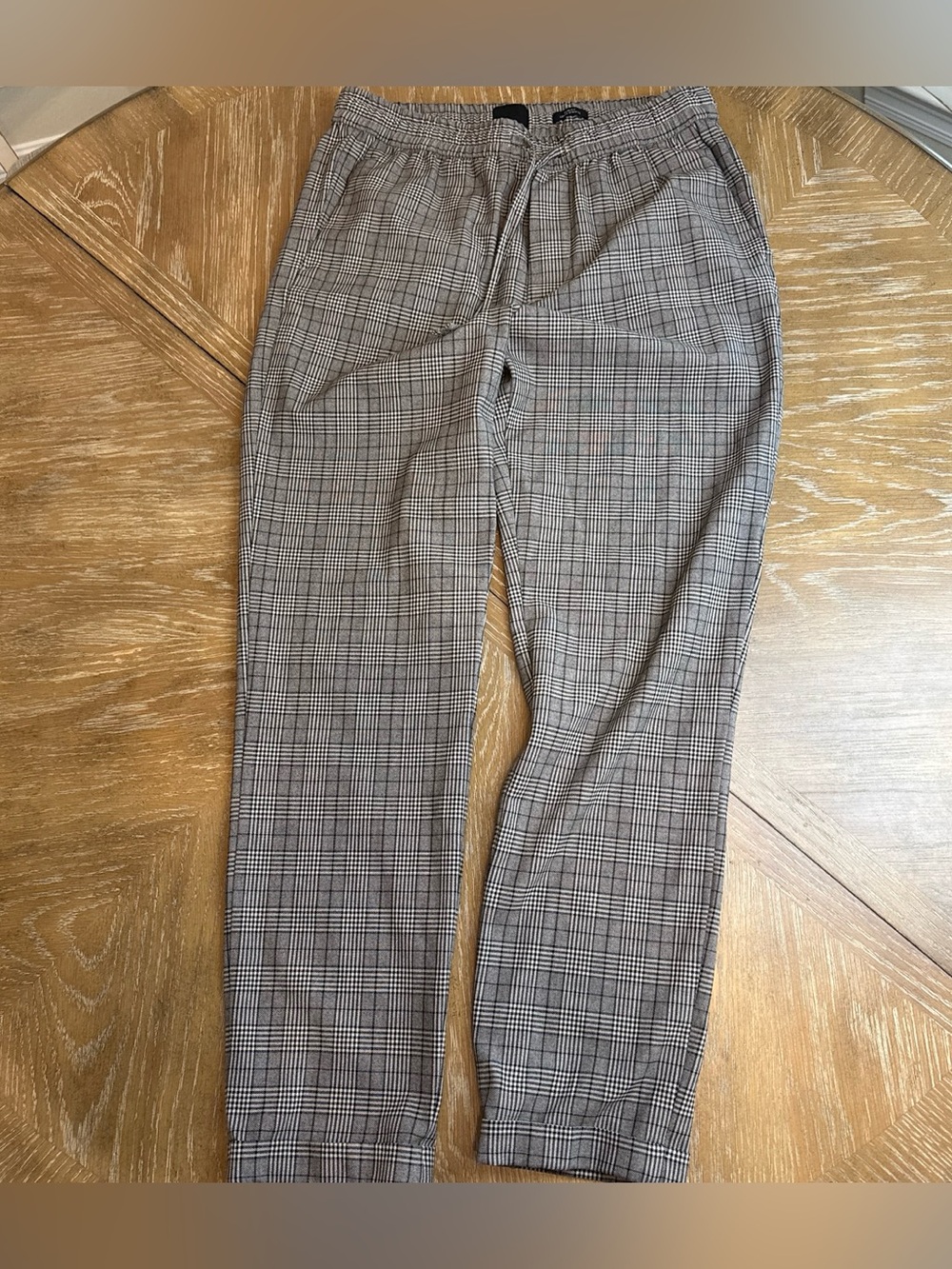 H&M Plaid Drawstring Plaid Pants - Picture 2 of 7